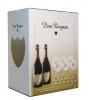 Dom Perignon Champagne Brut France Gft Pk With 6 Glasses 2x750ml
