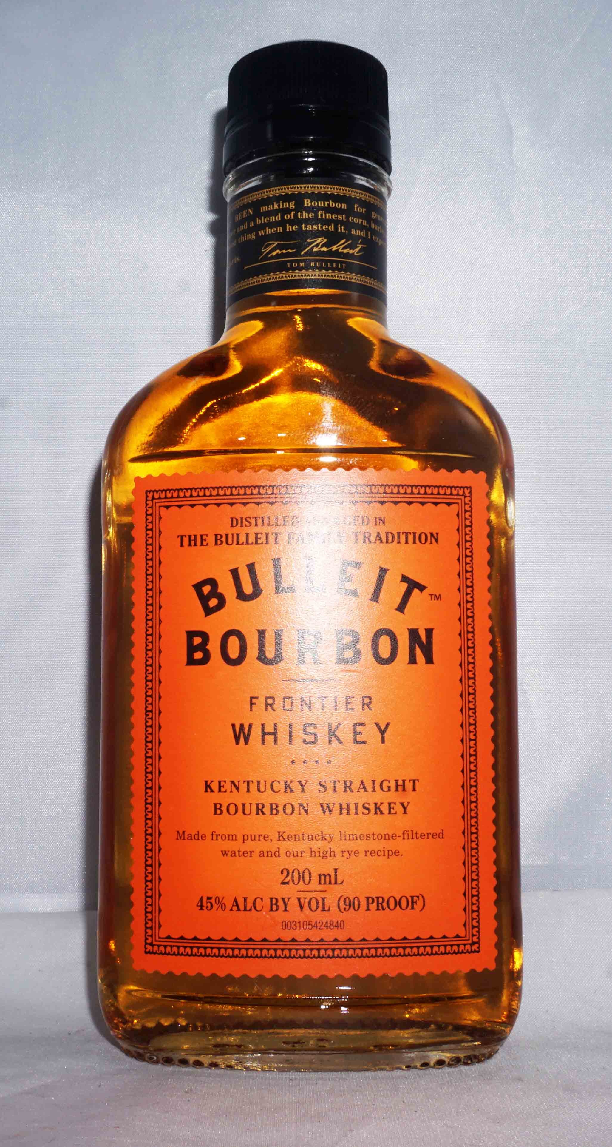 Bulleit Bourbon Kentucky 200ml Liquor Store Online