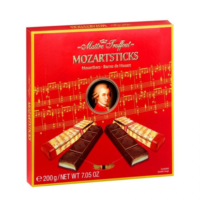 Maitre Truffout Chocolate Mozartsticks 200gm