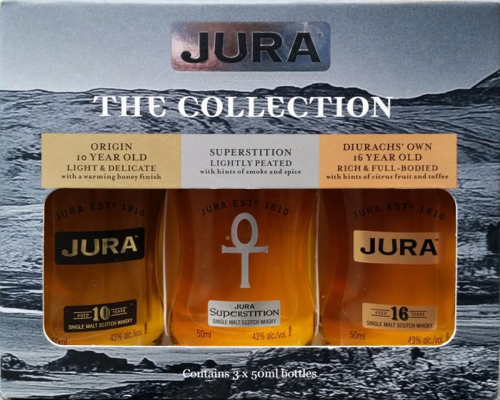 Jura Scotch Single Malt The Collection Origin 16yr/ Superstition/ Diurachs 16yr 3x50ml