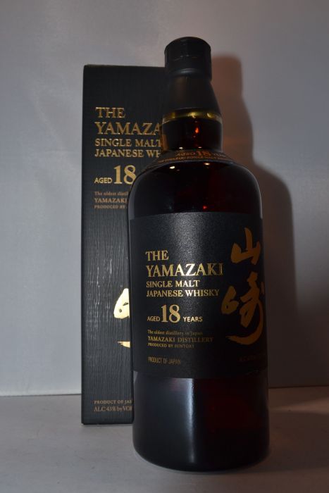 The Yamazaki Whiskey Single Malt Japanese 18yr 750ml