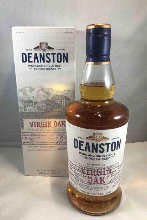 Deanston Scotch Single Malt Un Chill Filtered Virgin Oak Cask Highland 92.6pf 750ml