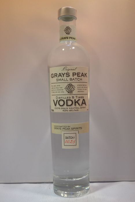 Grays Peak Vodka Small Batch 750ml