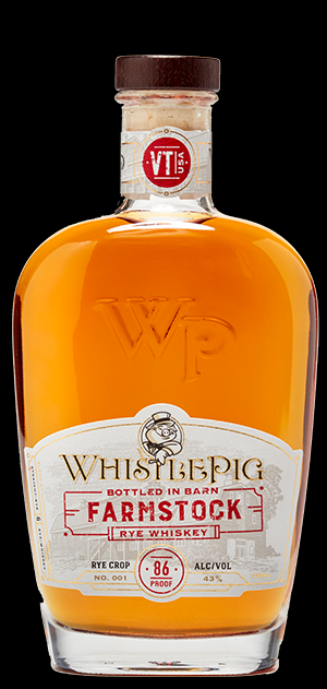 Whistlepig Whiskey Rye Farmstock Bottled In Barn Vermont 86pf 750ml