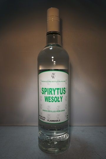 Spirytus Wesoly Spirits Distilled From Grain 192pf 750ml