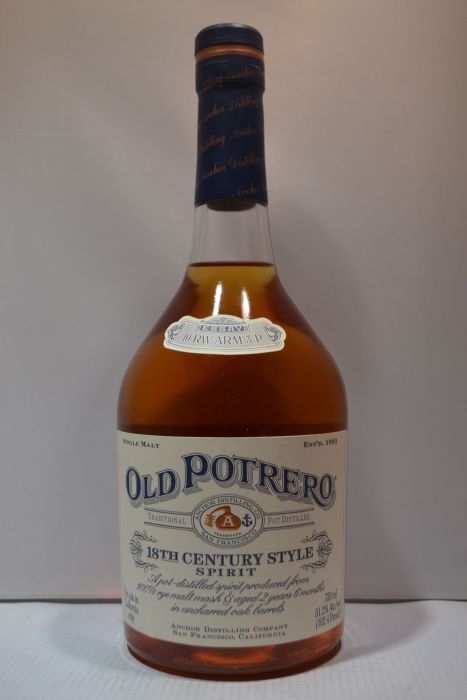 Old Potrero Whiskey Spirit 18th Century Stile Pot San Francisco 102.4pf 750ml
