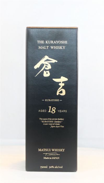 The Kurayoshi Whisky Pure Malt Japan 100pf 18yr 750ml