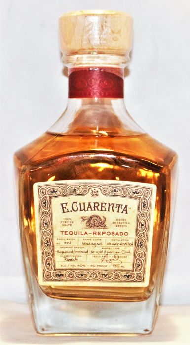 E Cuarenta Tequila Reposado 750ml