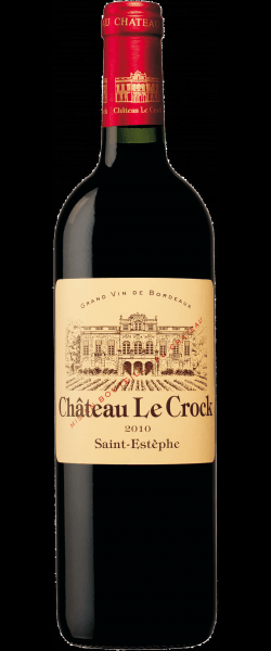 Chateau Le Crock Saint Estephe Red Wine Bordeaux France 2010