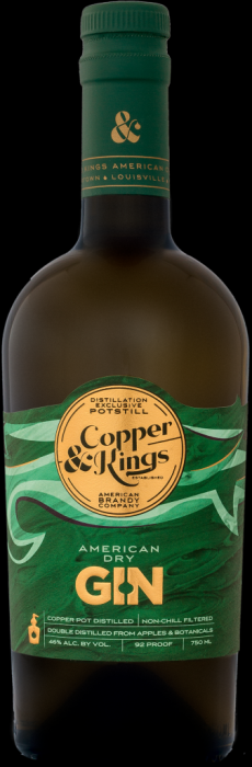 Copper & Kings Dry Gin American 92pf 750ml