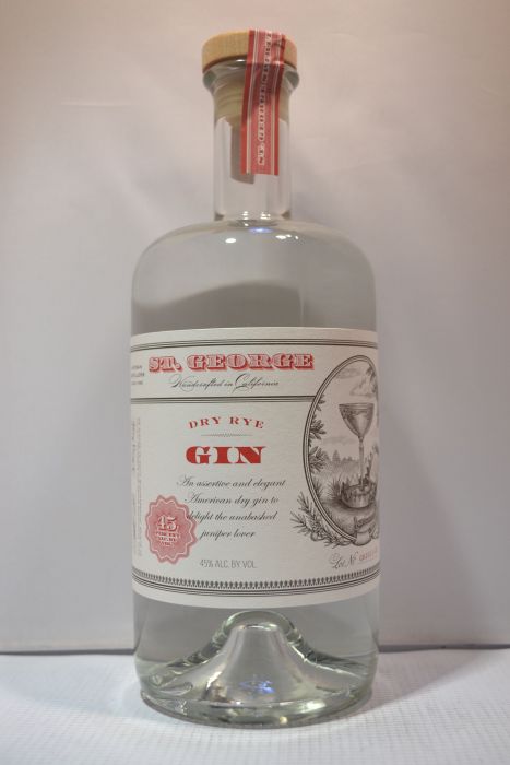 St George Gin Dry Rye 750ml