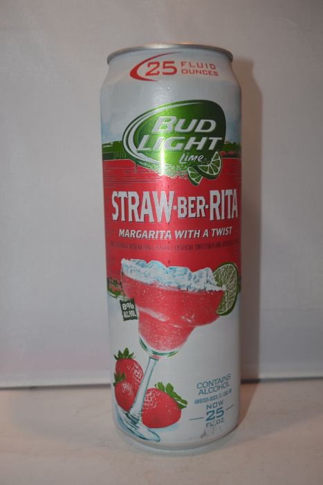 Bud Light Lime Straw Ber Rita 25oz Can