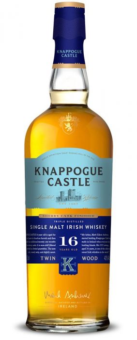 Knappogue Castle Single Malt Twin Wood Irish 16yr 750ml