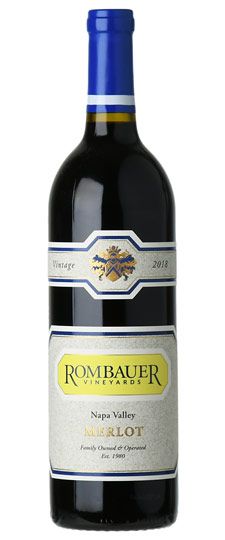 Rombauer Vineyards Merlot Napa 2018