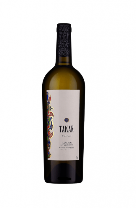 Takar White Wine Dry Kangun Armenian 2018