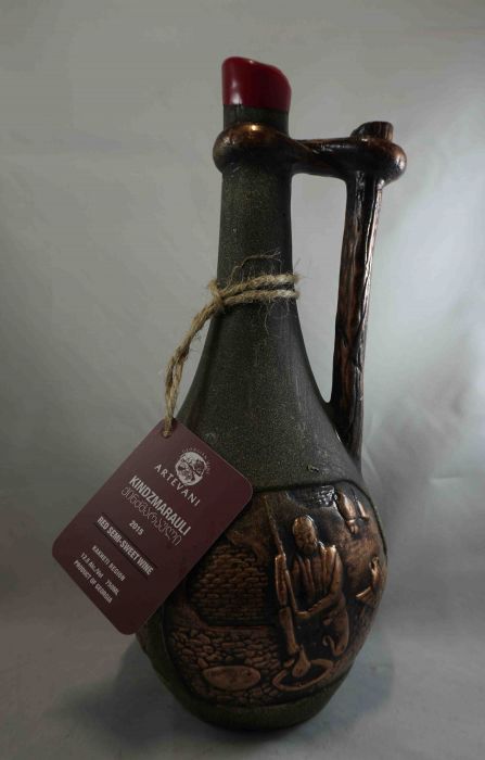 Artevani Kindzmarauli Red Wine Semi Sweet Orshimo Ceramic 2015