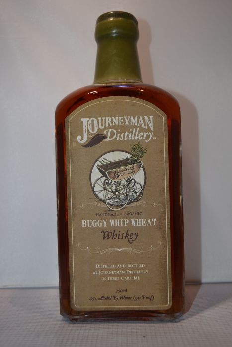 Journeyman Whiskey Buggy Whip Wheat Handmade Organic Michigan 90pf 750ml
