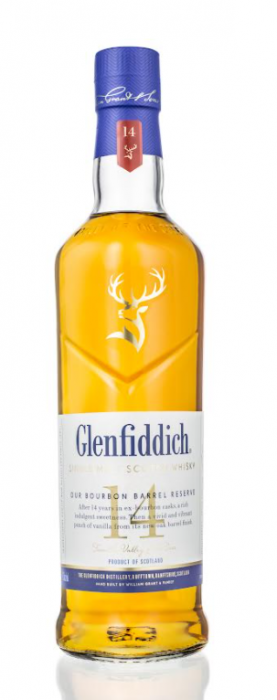 Glenfiddich Scotch Single Malt Bourbon Barrel Reserve Us Exclusive 14yr 86pf 750ml