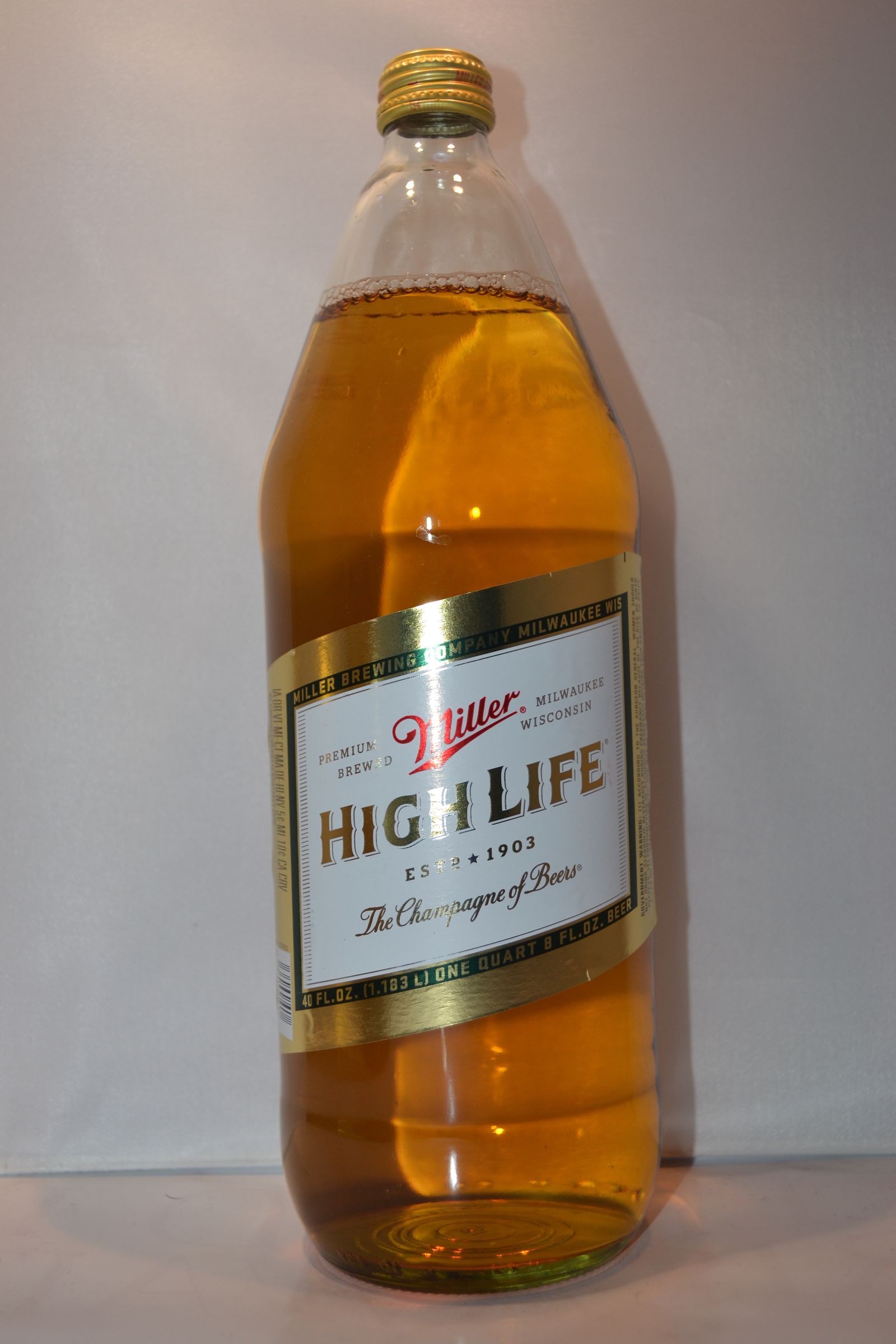 Miller High Life 40oz Bottle Liquor Store Online