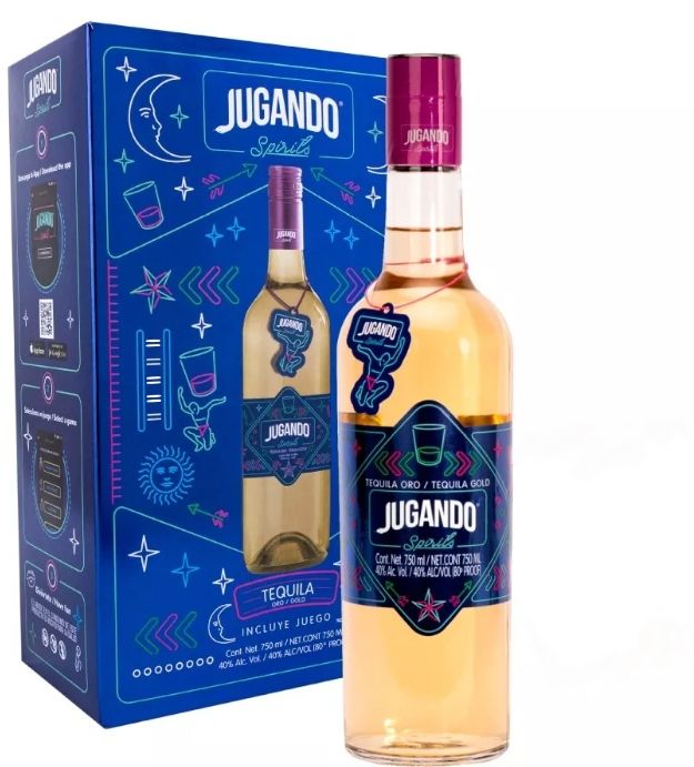 Jugando Spirits Tequila Oro Gold W/ Game Gft Pk 750ml