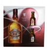 Chivas Regal Scotch Blended Gft Pk W/2 50ml 18 And Ex 12yr 750ml