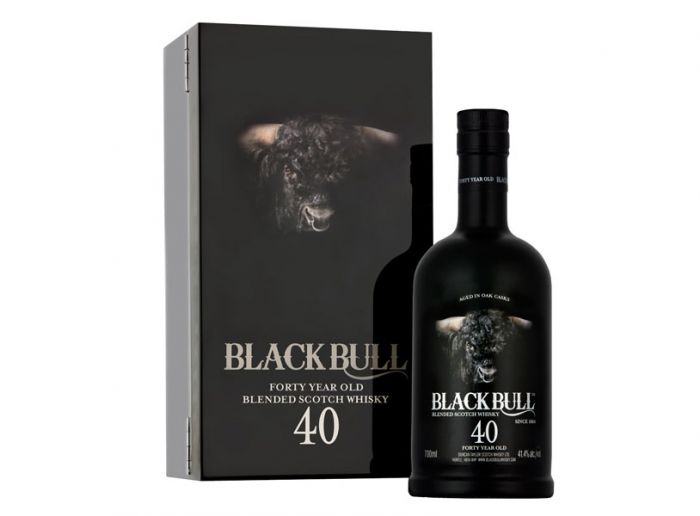 Black Bull Scotch Blended By Duncan Taylor 95.2pf 40yr 750ml