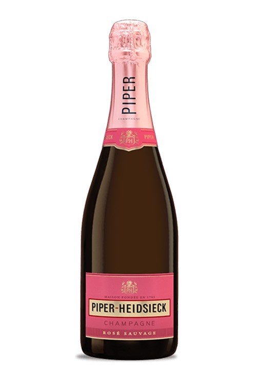 Piper Heidsieck Champagne Brut Rose Sauvage Nv 750ml