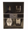 Sauza Hornitos Tequila Anejo Black Barrel Gft Pk W/ 2 Rock Glasses 750ml