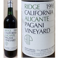 Ridge Pagani Vineyard Sonoma Alicante 1993