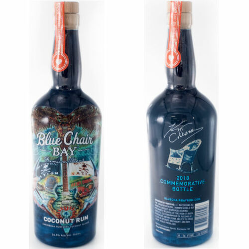 Kenny Chesney Blue Chair Bay Premium Blend Coconut Rum Commemorative Bottle 2018 750ml