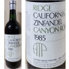 Ridge Canyon Road Sonoma Zinfandel 1985