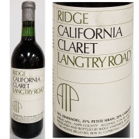 Ridge Langtry Road Spring Mountain Claret 1981