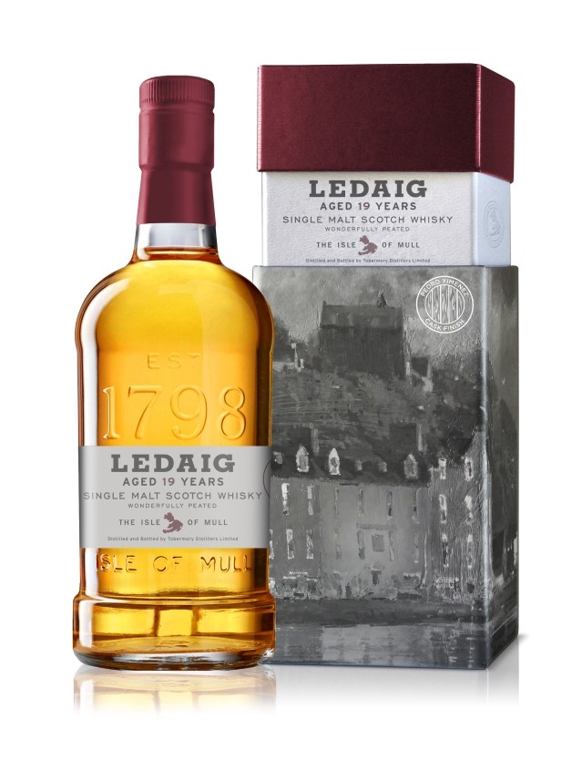 Ledaig Scotch Single Malt Isle Of Mull Peated 111.4pf 19yr 750ml