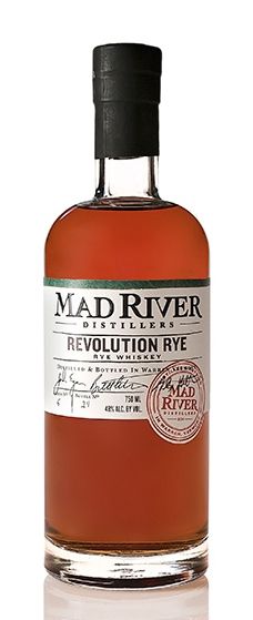 Mad River Whiskey Rye Revolution Rye Vermont 96pf 750ml