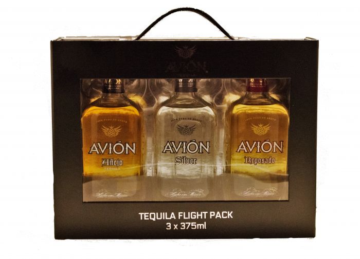Avion Tequila Flight Pack ( Silver Repo Anejo) 3x375ml