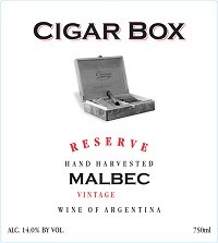 Cigar Box Malbec Reserve 750ml
