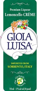 Gioia Luisa Limoncello Creme 750ml