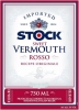 Stock Vermouth Rosso 750ml
