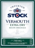 Stock Vermouth Extra Dry 1L