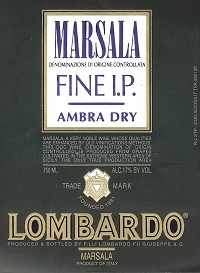 Lombardo Marsala Fine I.p. Ambra Dry 750ml