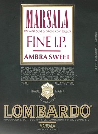 Lombardo Marsala Fine I.p. Ambra Sweet 1.50L