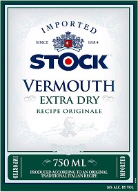 Stock Vermouth Extra Dry 750ml