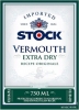 Stock Vermouth Extra Dry 750ml