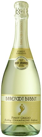 Barefoot Bubbly Pinot Grigio Champagne 750ml