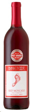 Barefoot Red Moscato 750ml