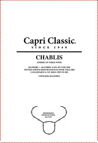 Capri Classic Chablis 18L