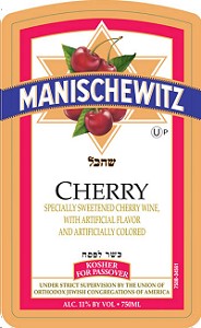 Manischewitz Cherry Kosher For Passover 750ml
