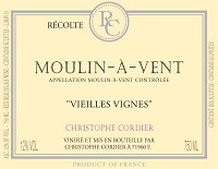 Christophe Cordier Moulin-a-vent Vieilles Vignes 750ml