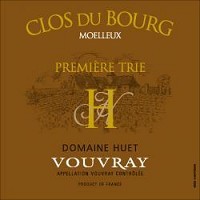 Domaine Huet Vouvray Clos Du Bourg Moelleux Premiere Trie 750ml