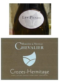 Marlene & Nicolas Chevalier Crozes-hermitage Blanc Les Pends 750ml